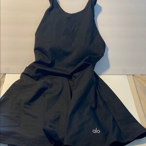 ALO Yoga Black Sleeveless Dress